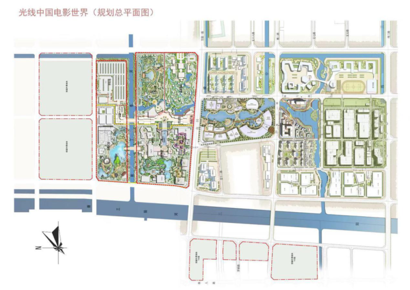 光线中国电影世界总平面图