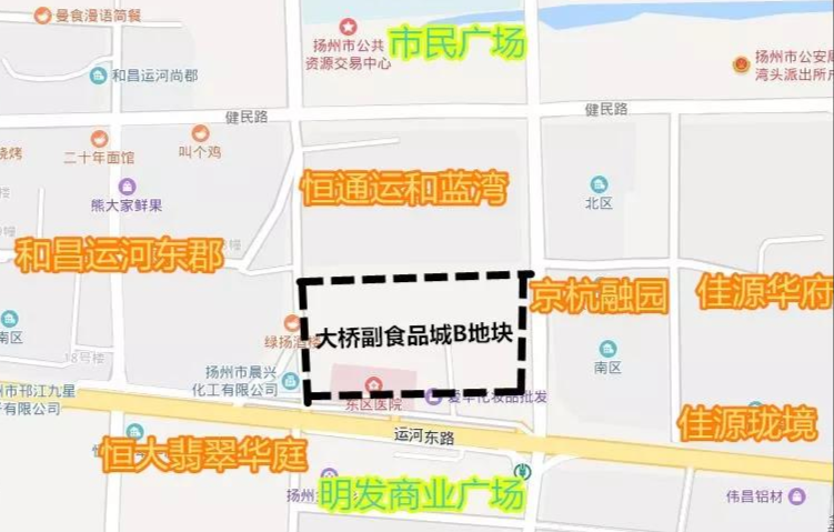 大桥副食品城B地块马上就要上市，周边房价超2万/m²！